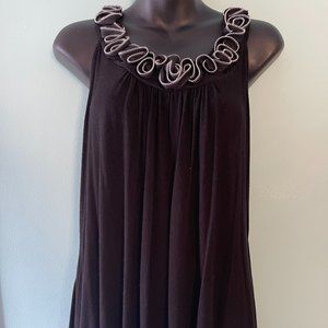 Black Kerchief Zipper Top